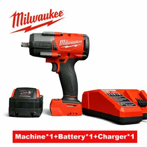 Milwaukee 18V 1000Nm High Torque Impact Wrench - Brushless Motor, Heavy-Duty Cordless Tool for Professional Mechanics & Tradespeople
