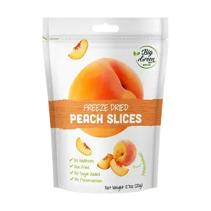 BIG GREEN Freeze Dried Peach Slices - Natural Hometown Flavor, 20g Snack BIG GREEN Freeze Dried Peach Slices - Natural Hometown Flavor, 20g Snack