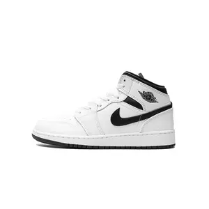 Air Jordan 1 Mid GS "White/Black" DQ8423 132