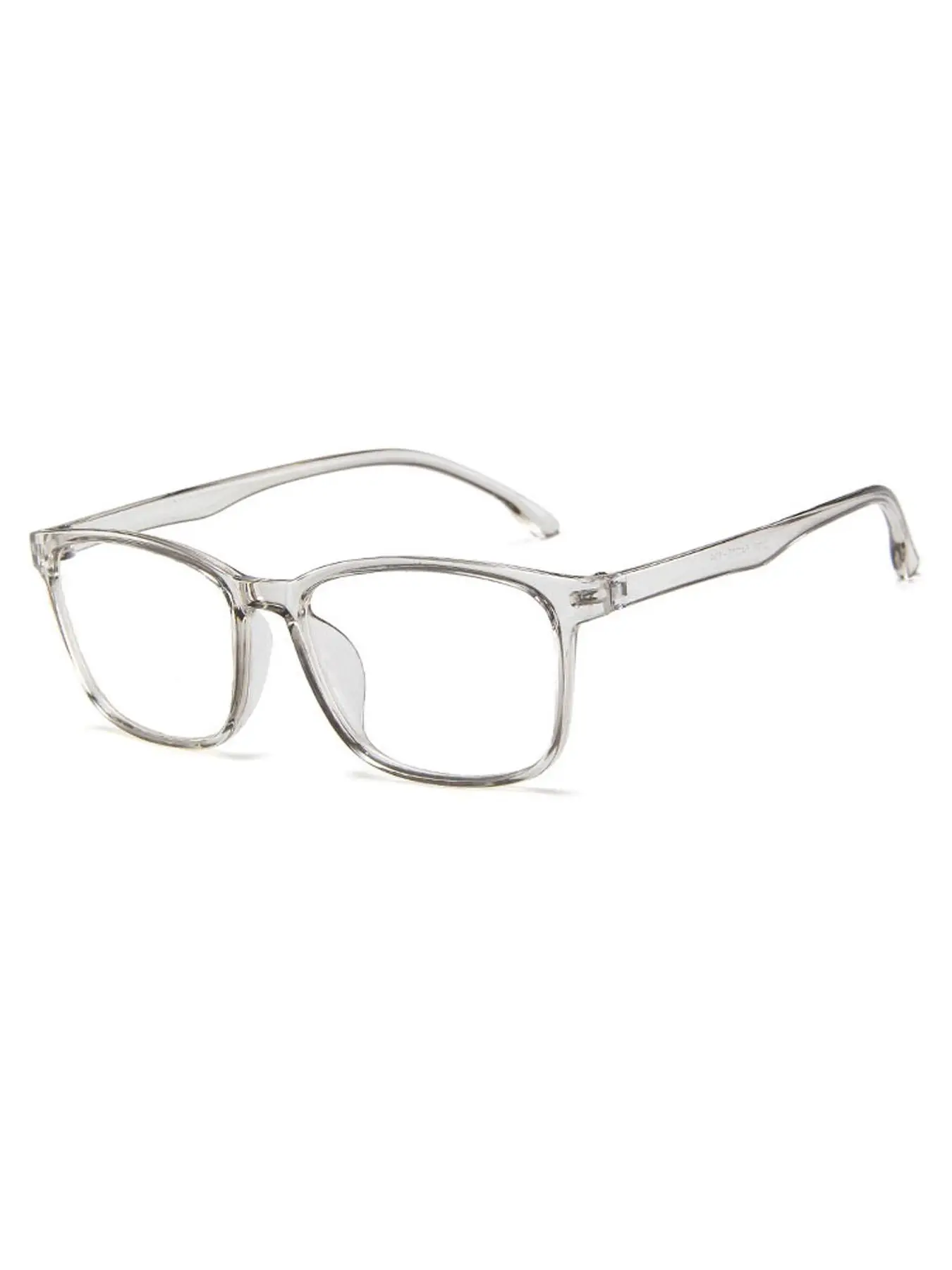 Simple Anti-blue Eyeglasses, Basic Flat Frame Fashion Eyeglasses for Women & Men, Fashion Eyeglasses for Work, Daily Clothing Decor, Perfect for Stude