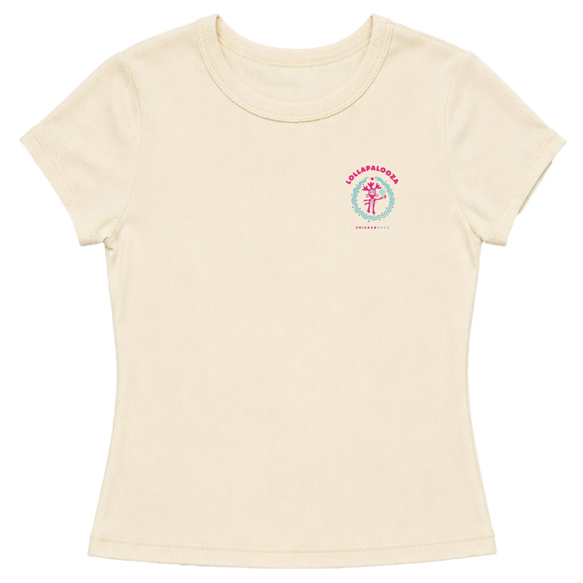 Lolla Girl Tee - Creme