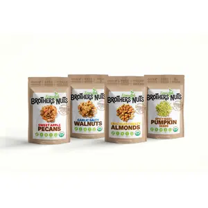 Brothers Nuts Sampler pack 2oz - Seed Oil Free, Sprouted, Keto, Organic, Zero Sugar, Dairy Free, Gluten Free