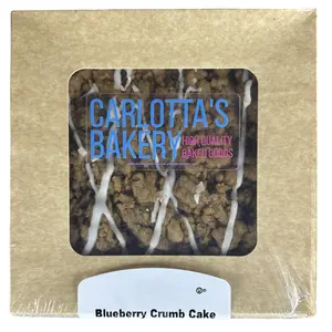 Carlotta's Bakery Authentic New York Crumb Coffee Cakes (22 Oz, Blueberry)