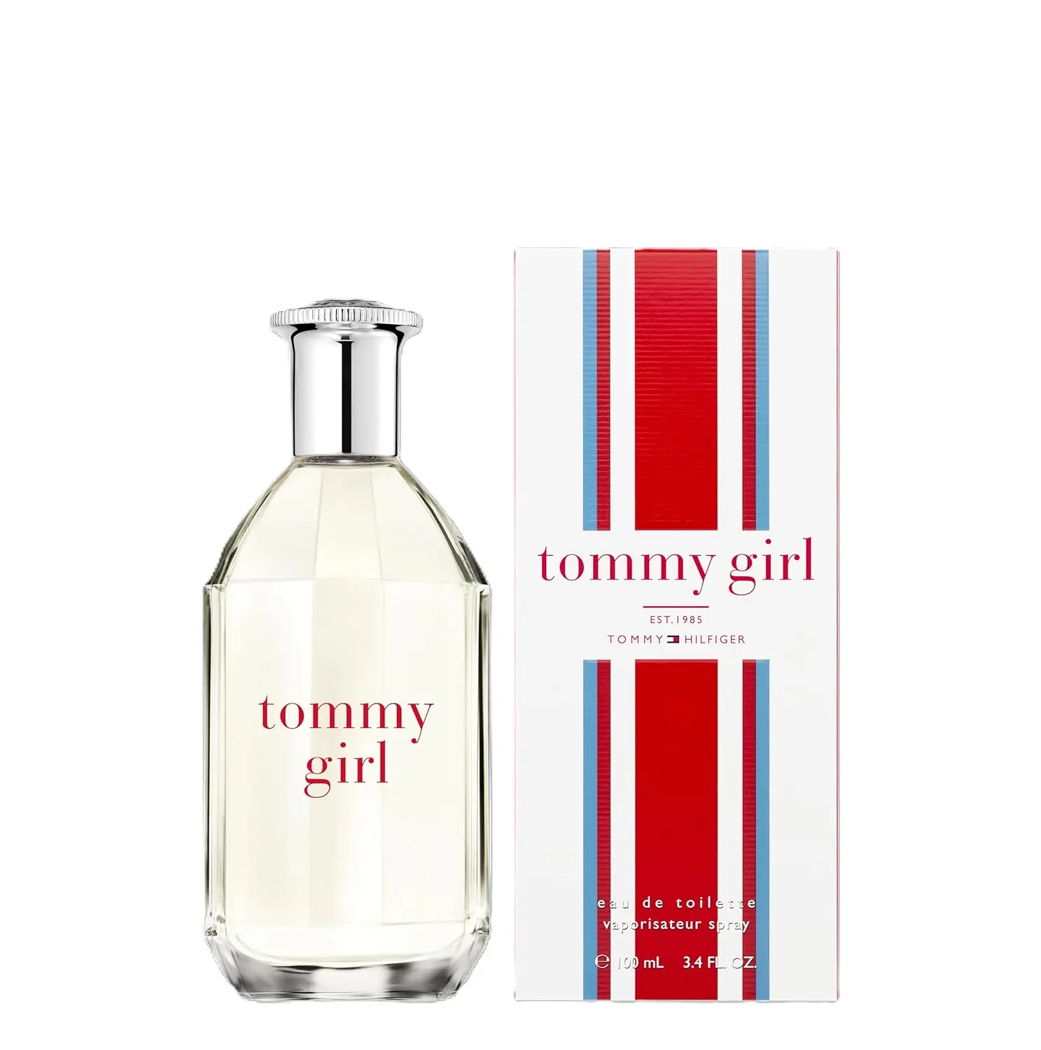 Tommy Hilfiger Tommy Girl Eau de Toilette for Women - Bergamot & Spearmint Jasmine Rose Ice Tea Accord Creamy Sandalwood Amber Accord Powerful Musk