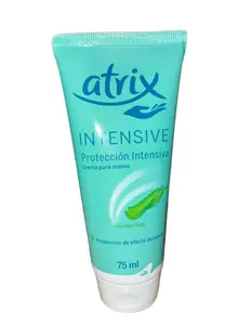 Atrix Intensive Protection Hand Cream 75mL 3.4oz Tube with Aloe Vera for Hand Care