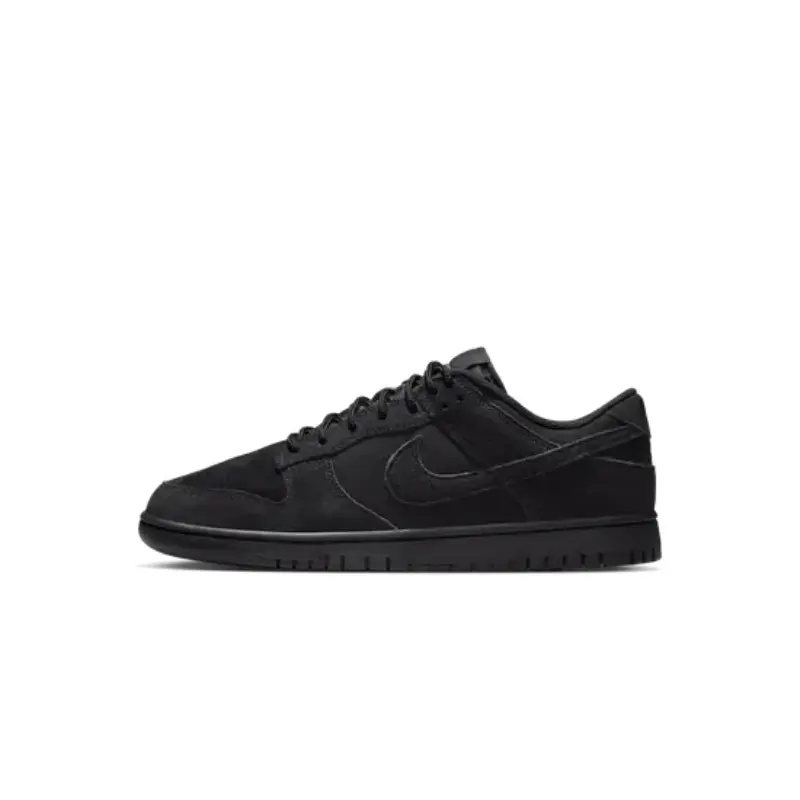 Nike Dunk Low SE 'Triple Black' Fashionable Sports Shoes, Men's/Women's Casual Sneakers for Daily Wear