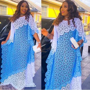 Customized Dashiki African Dresses for Women Lace African Plus Size Party Evening Long Maxi Dress Gowns Outfits Ankara Dresses A