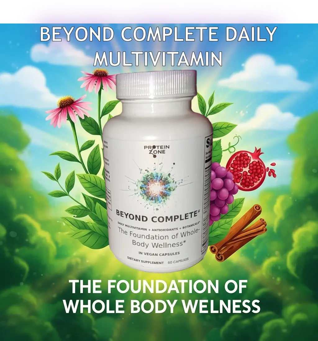 Beyond Complete Daily Multivitamin - Comprehensive Formula for Energy Immunity & Vitality - 60 Vegetarian Capsules - Vegan-Friendly Antioxidant-Rich Dietary Supplement for Health & Fitness