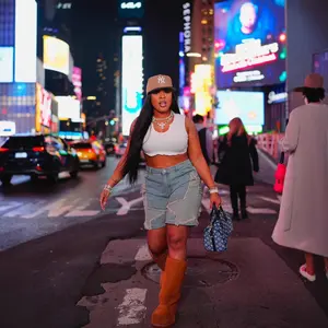 Star Tassel Raw Edge Loose Straight Denim Shorts