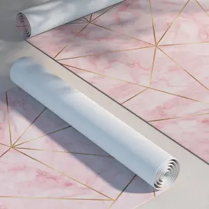 1 Roll Geometric Line Pattern Peel & Stick Wallpaper, Self-adhesive Removable Contact Paper Wall Decor, Waterproof Decorative Wall Sticker For Home Living Room Bedroom Kitchen Marble Pattern Wallpaper