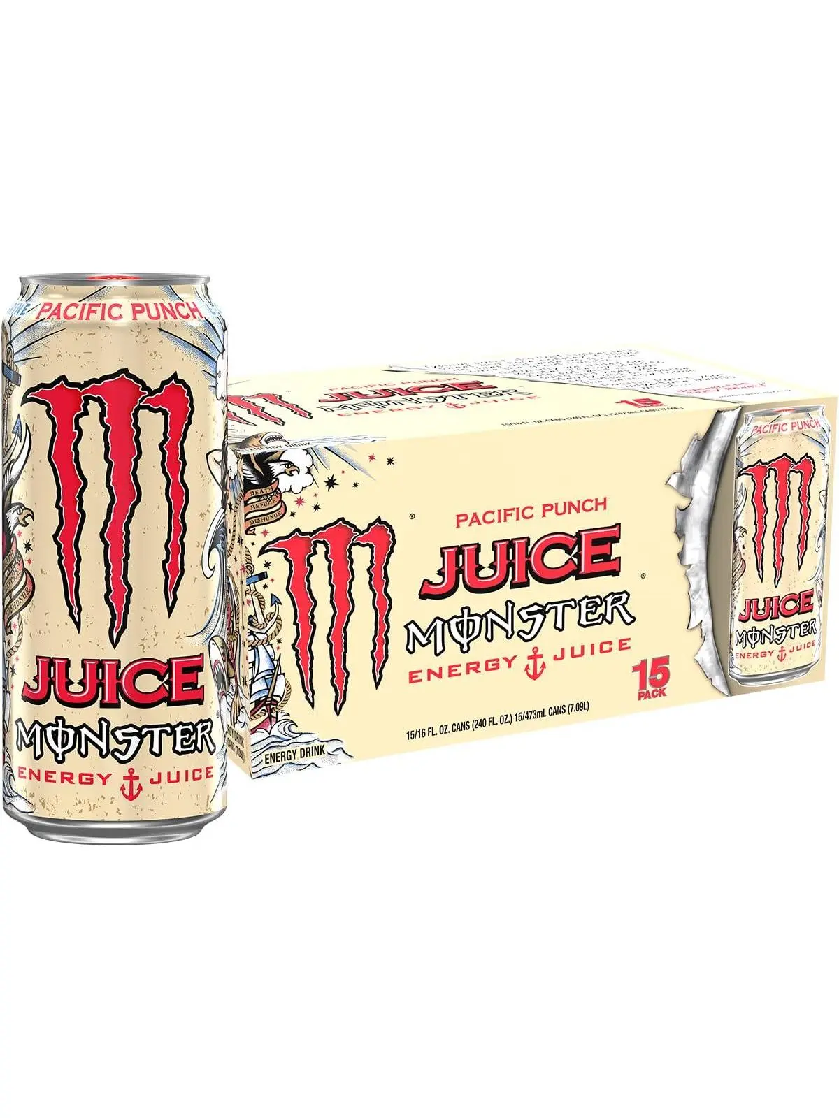 Monster Energy Juice Monster Mango Loco, Energy Drink, 16 Ounce – 16 Ounce (Pack of 15)