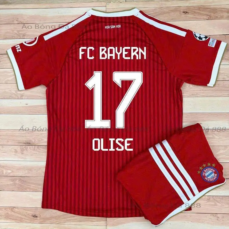 Red Football Jersey & Shorts Set – Striped Sportswear