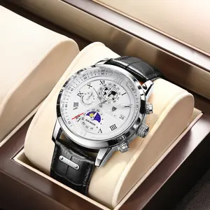 Multifunctional Men's Fashion Watch black blue time  watch