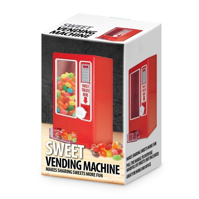 Mini Vending Machine- Classic Retro Design Sweets Holder & Dispenser，Ideal For Desktops, Classrooms, Parties & Many More | Suitable For Gumballs, Candy’s & Sweets