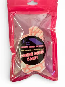 Freeze Dried Strawberry Heart Cakes