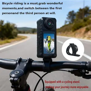 HD 1080P Compatible Mini Sports Camera with Magnetic Rope, 180 °   Rotatable Lens, Cycling/Vlog Camera, Automatic Exposure, Portable Pocket Camera, Perfect for Cycling, Vlogging, Travel, Outdoor Exploration, a Variety of Festivals (storage Card Included