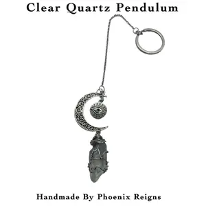 Clear Quartz Pendulum for Divination and Dowsing