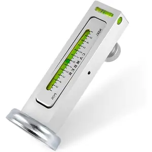 Adjustable  Gauge Tool, Camber Caster Strut Wheel Hub Alignment Gauge Tool for Tire Repair, Universal  Gauge Wheel Alignment Tool for    RV (Gray)