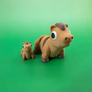 Articulated Horse Fidget Figurine – Pocket Pal Flexi Horse for Stress Relief, Sensory Fun, Desk Companion, Unique Gift for Horse Lovers