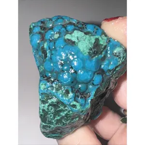 100g Malachite & Chrysocolla Gem Silica Gemstone Slab Specimen Lapidary - Congo