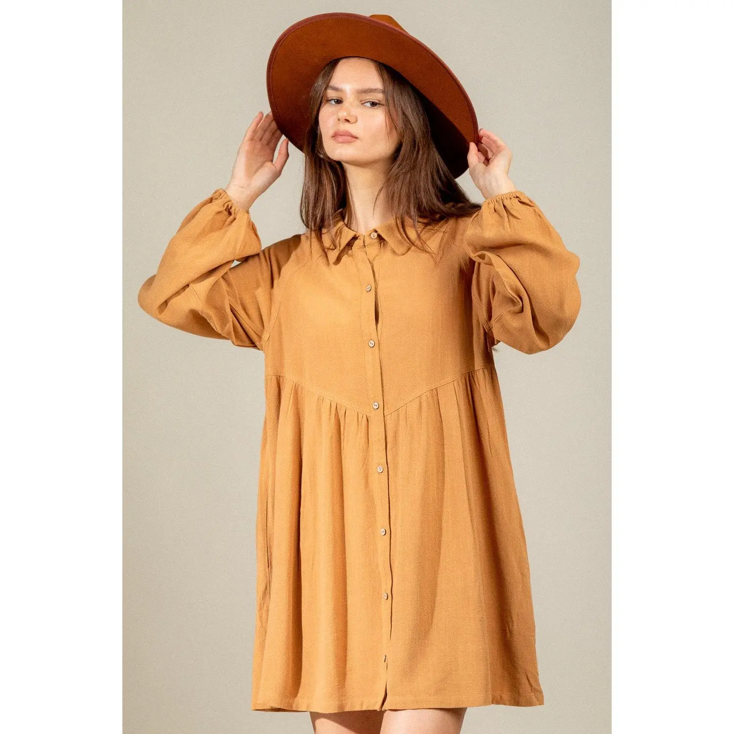 Jessa Dress-Camel