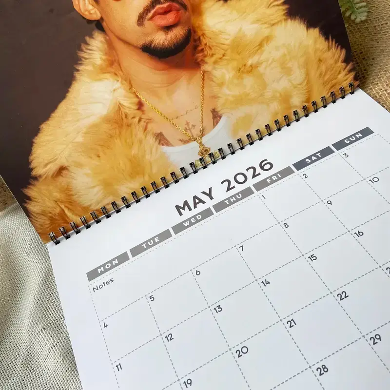 Calendar 2026 - Merch For Fan | Home Decor, Office Decor - New Year Fan Gift