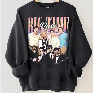 Vintage Big Time Rush Album Tour 2025 T-Shirt, Comfort Colors BTR 90s Band Music Tour Featuring Vintage Cotton Sweatshirt, Gift for Fans, Gift for her