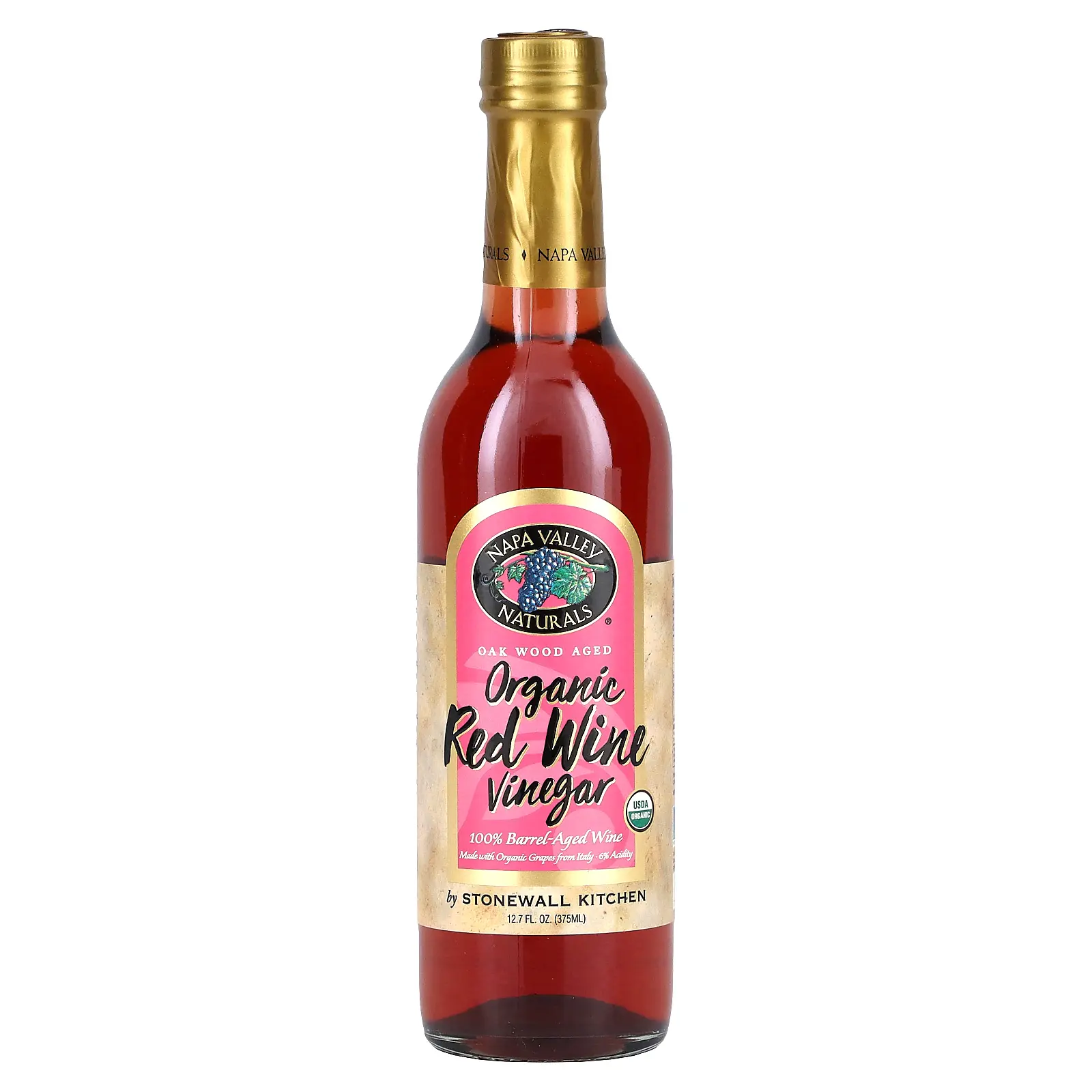 Napa Valley Naturals Organic Red Wine Vinegar, 12.7 oz (375 ml)