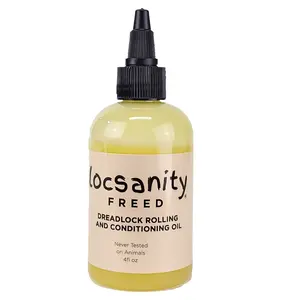 Locsanity FREED Dreadlock Rolling & Conditioning Oil Haircare Moisturize Aloe Vera Jojoba Avocado Coconut Nourishing Daily Blend Moisturize Olive Moisturizing