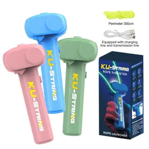 String Rope Glow in The Dark String Rope Launcher Luminous Portable Handheld String Stress Relief Toy For Kids Party Gift