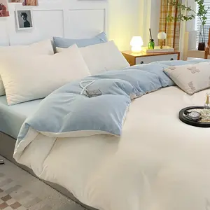 Trends&Chill Queen Sheets - Soft & Cooling 4-Piece Hotel Luxury Bed Sheet Set in Easy Care Polyester Microfiber.