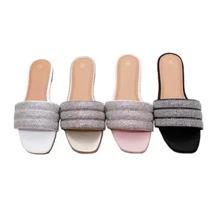 Women's Padded Strap Wedge Sandals Stylish Checked Striped Design Lightweight Comfortable Leather Insole Flexible Rubber Sole Perfect for Business Casual Outfits