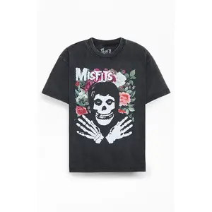 PacSun Men's The Misfits Floral T-Shirt - Multicolor