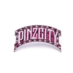 Purple PINZCITY Script Pin