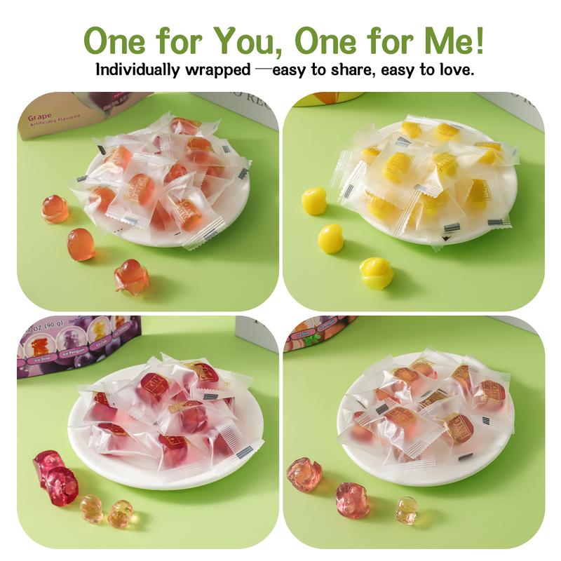 Peelerz Gummy Candy, Peelable Fruit Candy, 8 Bags (2 Each Flavor) Clinkers Candy Peelable Gummy Candy Variety Pack - 4 Flavors - Made with REAL fruit Juice, Individually Wrapped, Double-Layered, Chewy Fruity Rolls, Fun Peeling and Gummy Snack