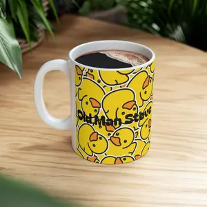Cute Yellow Duck Ceramic Mug - Perfect for Gifts, Coffee Lovers, Fun Decor, Housewarming, Birthday, Quirky Kitchenware