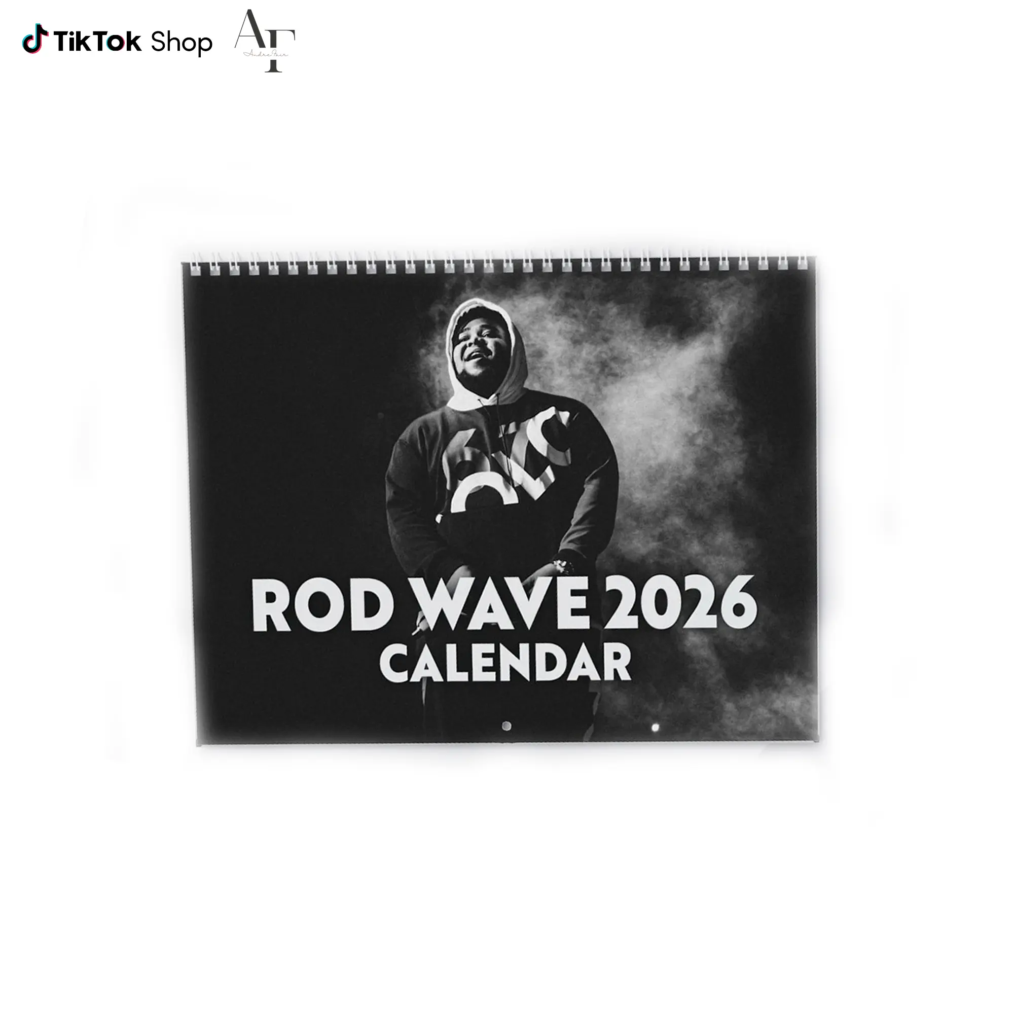 RW Music Calendar 2026, Emotional Rap Inspired Wall Calendar, Hip Hop Aesthetic Poster, 12 Month Decorative Planner, Street Art Decor