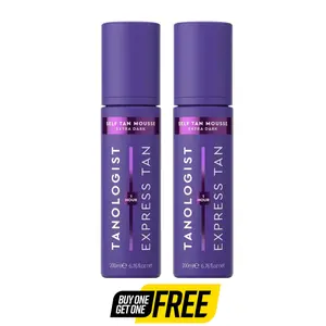 [BUY 1 GET 1] Tanologist Express Tan Self-Tan Mousse Extra Dark -6.76 oz.As seen on tiktok safe  tanning newsun  shine  tanning