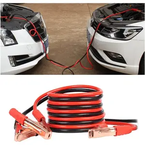 67" 150A Heavy Battery Duty Jumper Cables - Alligator Clips Electrical Battery Clamps for Emergency Roadside Assistance - Universal Jumper Cables for Car Truck Van Bus