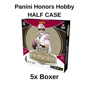 WWAB #1392. Break, HALF CASE HOBBY BREAK, 5x Honors Football Hobby Boxes
