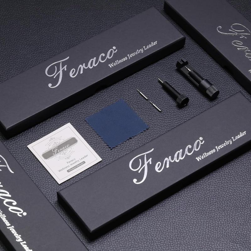 Feraco Copper Bracelet for Men, 3X Ultra Strength Magnetic Bracelets, 99.99% Pure Copper with 3500 Gauss Neodymium Magnets, Adjustable Feraco Copper Bracelet for Men, 3X Ultra Strength Magnetic Bracelets, 99.99% Pure Copper with 3500 Gauss Neodymium Magnets, Adjustable