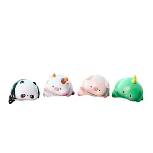 Cute Lying Doll Ornament for Desk Computer Monitor Car Center Console Window Decor