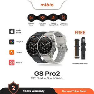 MIBRO GS Pro2 GPS Running Watch – Dual Band GPS Sports Watch with Mibro Coach Training Plans, 1.43” AMOLED Smartwatch, 20-Day Battery, 5ATM Smart Watch for Running, Cycling, Swimming  Smartphone sleep tracking, Father's Day gift,Best Smartwatch 2026