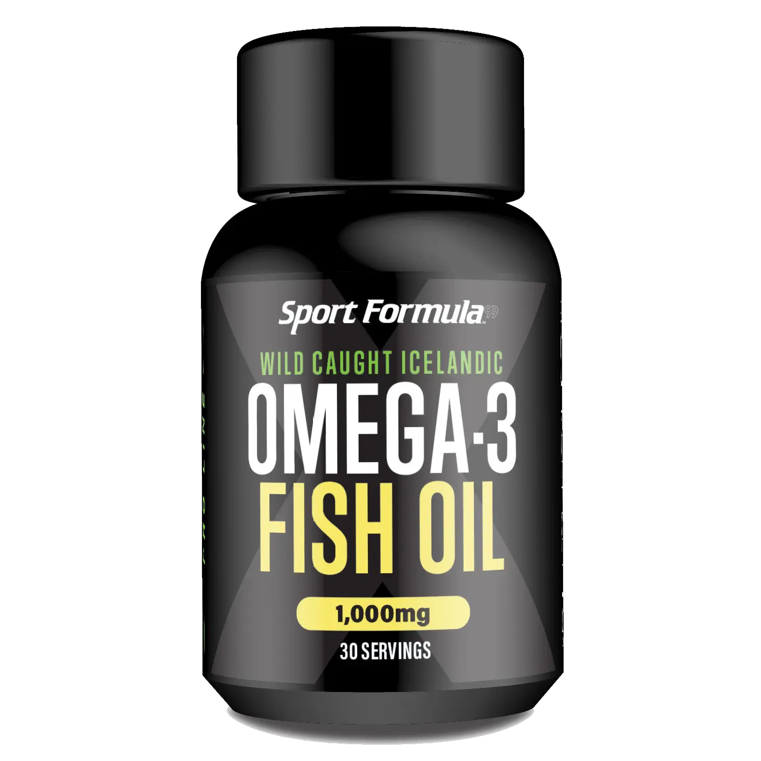 Sport Formula 99 Wild Caught Icelandic Omega-3 Fish Oil – 1,000mg Cold-Processed Softgels with EPA & DHA Fatty Acids, Burpless Non-GMO Omega-3 Supplement for Men & Women, Sustainably Sourced from Iceland for Heart, Brain & Joint Support