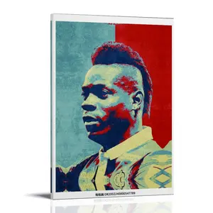 Mario-Balotelli Poster Posters Music Album Cover Posters Canvas Wall Art High-Resolution Vintage Band & Artist Prints for Room