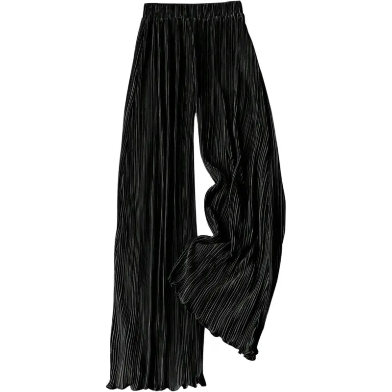 black flowy dress pants Impressive Perfection Front Slit Flowy Pants main image 0