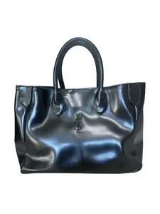 Pre-owned Yves Saint Laurent Leather Tote Bags YSL Black Cassandra Tote