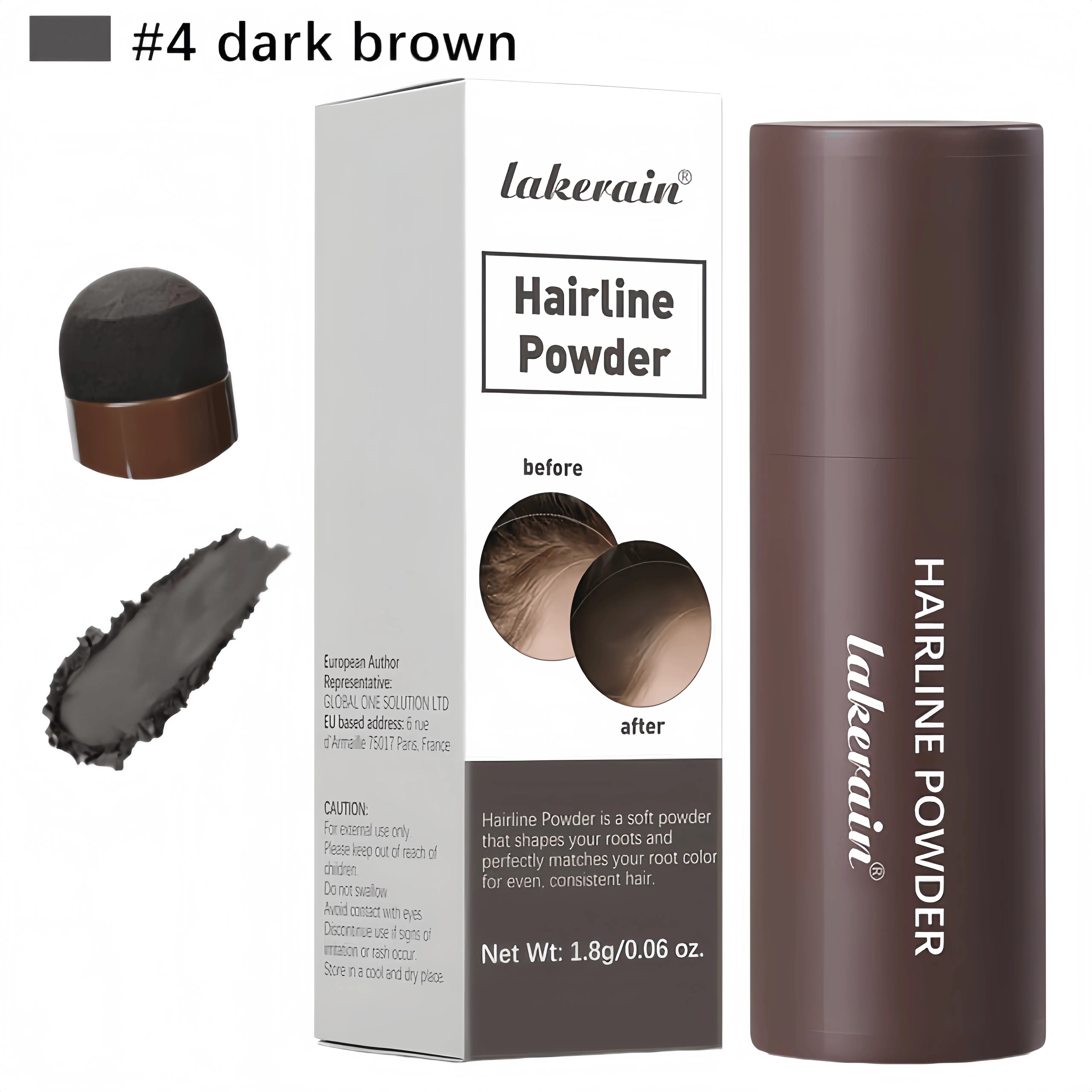 3-in-1 Hairline Filler Powder Stick Set - Waterproof, Long-Lasting Natural Hairline Cover-Up Stick, Portable Temporary At-Home Hair Color Concealer for Daily Styling Haircare Cosmetic