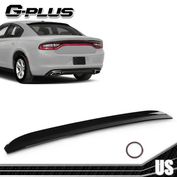 DUCKBILL GLOSS BLACK REAR WINDOW ROOF SPOILER FIT FOR 2015-24 DODGE CHARGER New G-PLUS