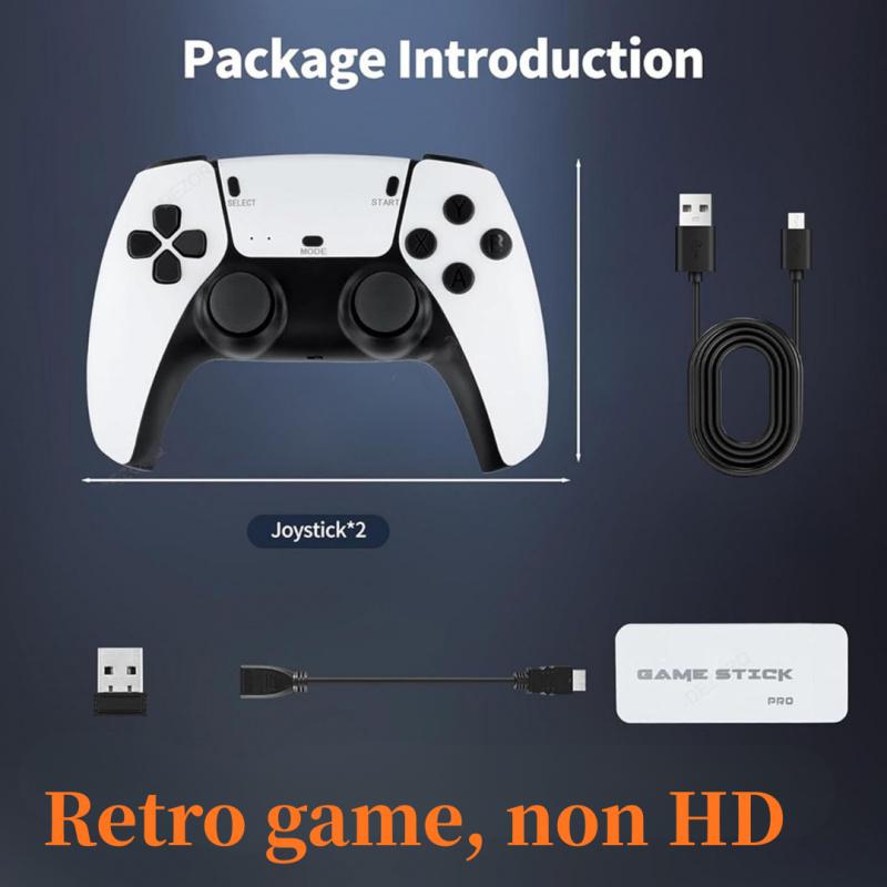 2026 M15 Plus Retro Game Console Upgrade, Includes Game Stick, Wireless Controller, Game Simulator, Perfect for Nostalgia Gaming